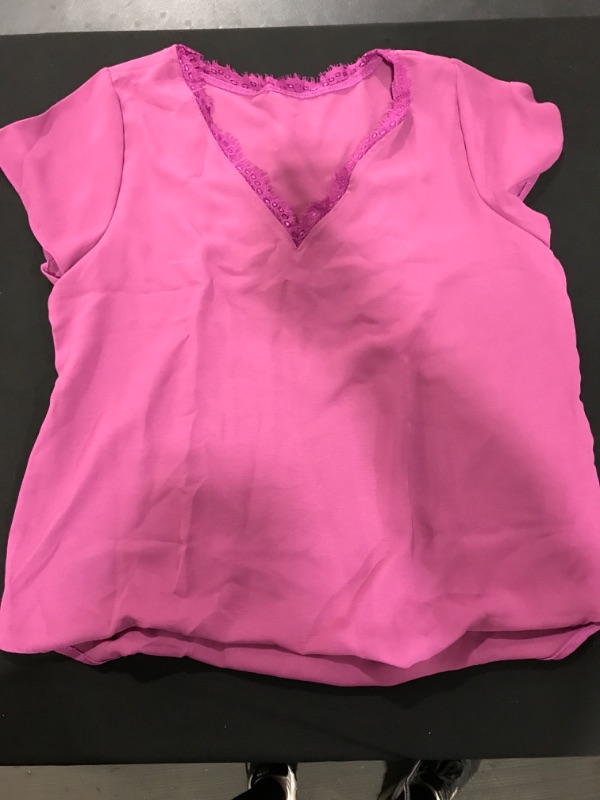 Photo 1 of [Size XL] Plum Blouse Tee 