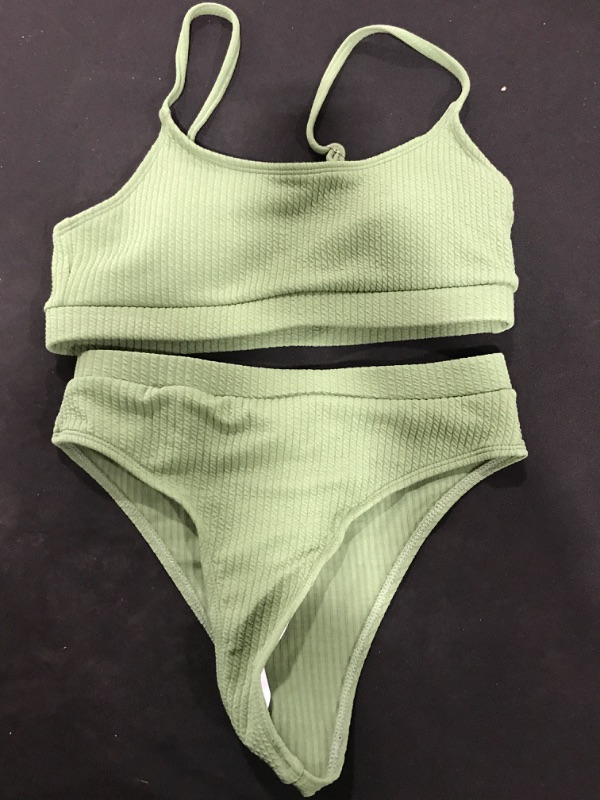 Photo 1 of [Size S/M] Women's 2 pc Swimsuit- Green