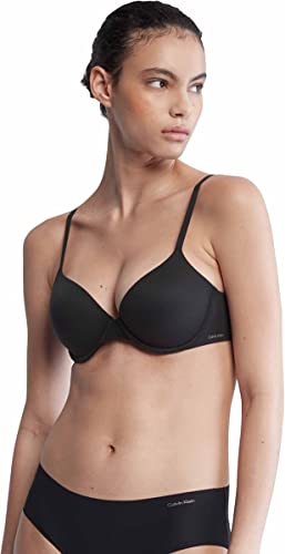 Photo 1 of [Size 34C] Calvin Klein Women's Perfectly Fit Lightly Lined T-Shirt Bra with Memory Touch - Black