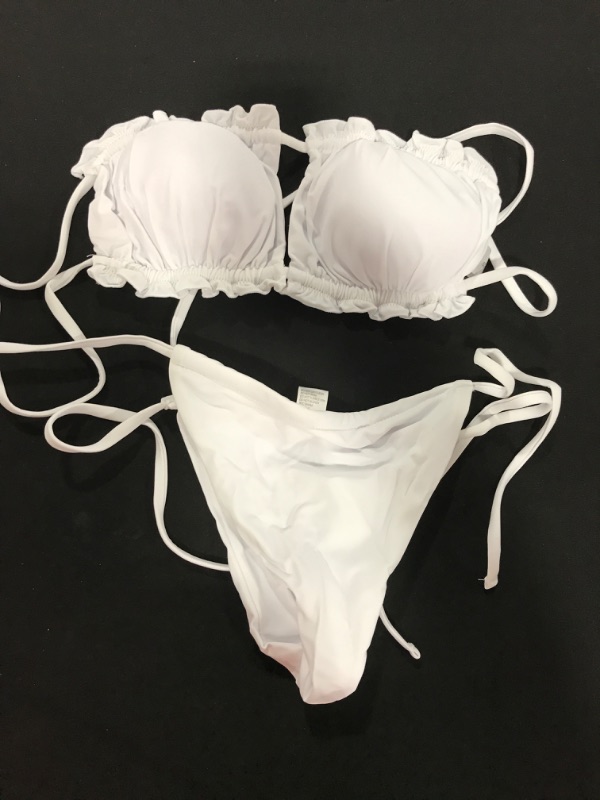 Photo 1 of [Size S] Women's Swimsuit- White