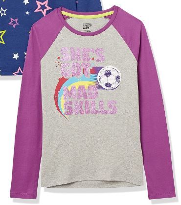 Photo 1 of [Size S] Amazon Essentials Girls and Toddlers' Long-Sleeve T-Shirt