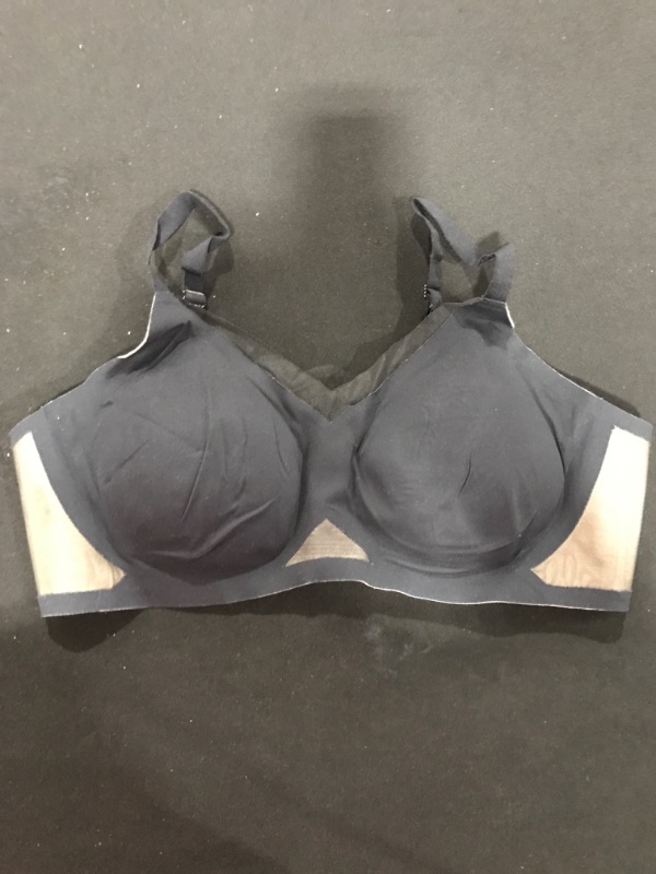 Photo 2 of [Size 38B] Vanity Fair Women's Ego Boost Add-A-Size Push Up Bra (+1 Cup Size) 38B Black Jacquard with Machine Washing Bag