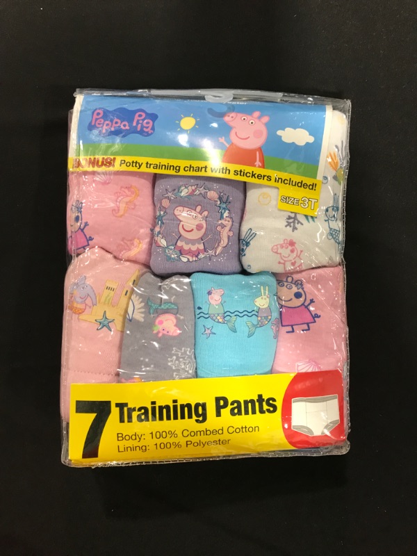 Photo 2 of [Size 3T] Peppa Pig Potty Training Pants 7pk