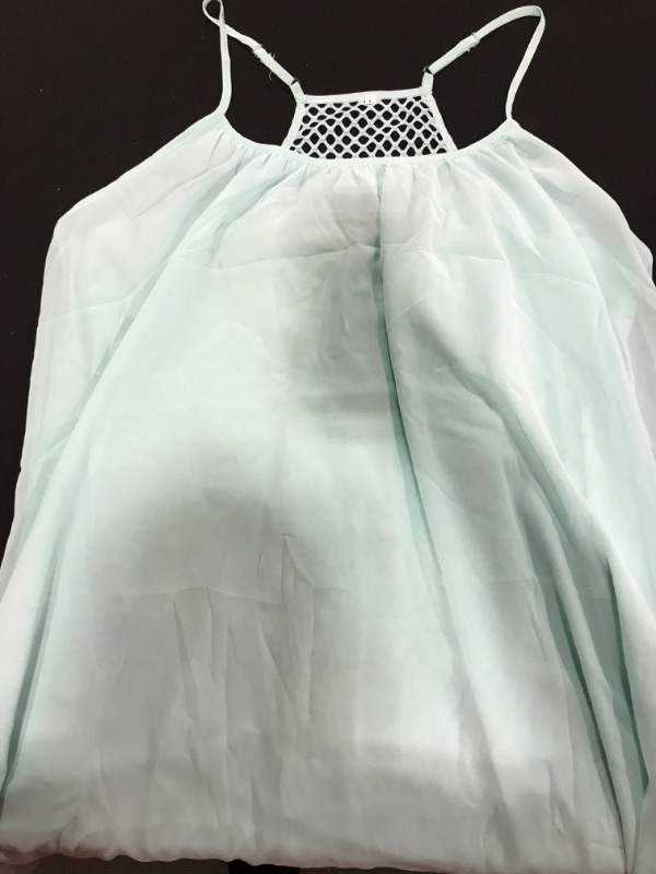 Photo 1 of [Size L] Spaghetti Strap Blouse - Mint