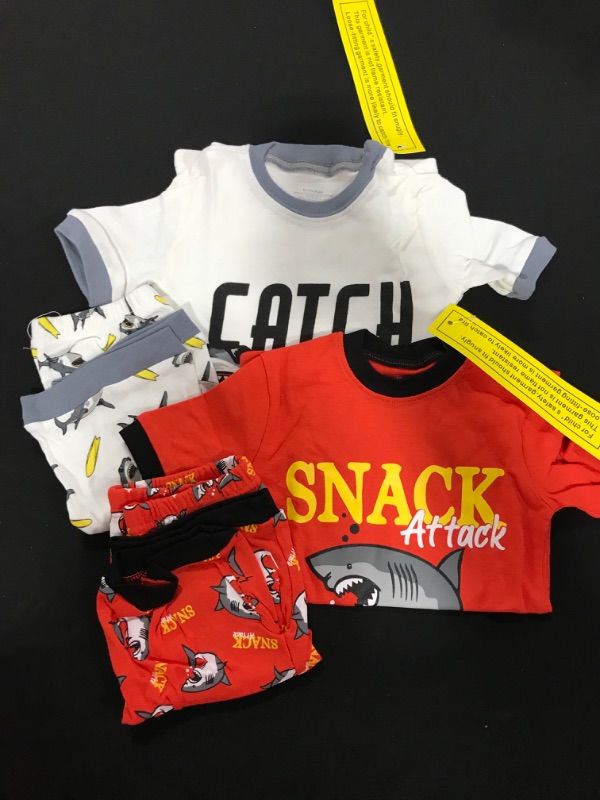 Photo 1 of [Size 3T] Toddler 2 pc Long Jammy Set- Sharks