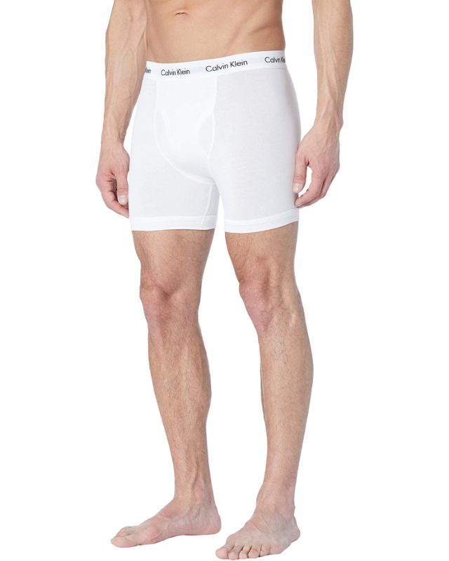 Photo 1 of [Size M] Calvin Klein Boxer Briefs- White- 3 Pack