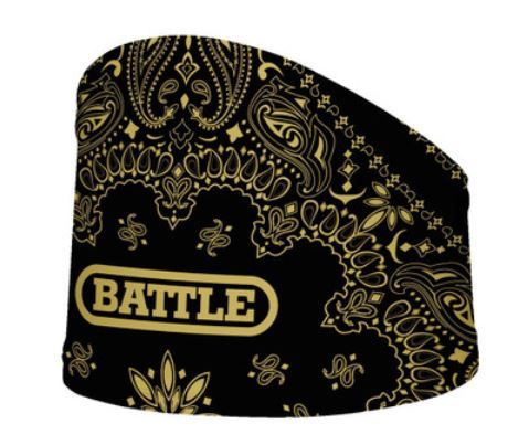 Photo 1 of Battle Bandana Skull Wrap- Black and Gold