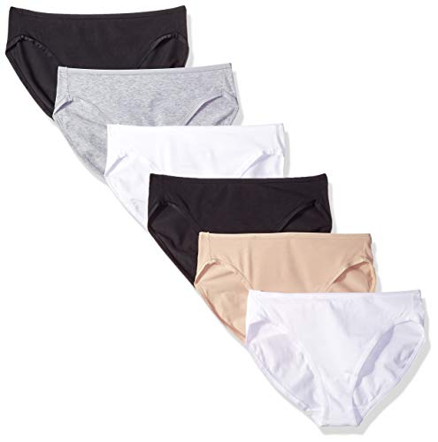 Photo 1 of Amazon Essentials Women's Cotton High Leg Brief Underwear, Medium