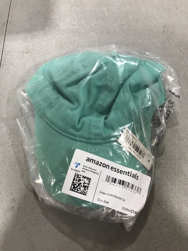 Photo 2 of Amazon Essentials Unisex Baseball Cap One Size, Mint Green