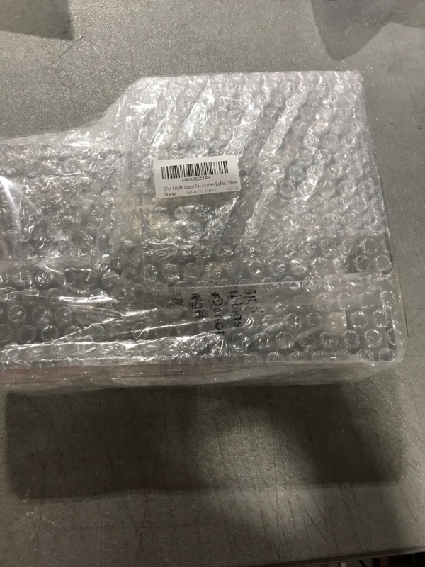Photo 1 of 2Pcs Acrylic Guest Towel Napkin Holder, MYKASEN Clear Smooth Edge Paper Hand Towels Storage Tray, Decorative Cocktail Napkin Caddy Holders for Bathroom Dinner Kitchen Buffet Office 5.5 x 5.5 Inch, 9 x 5.5 Inch