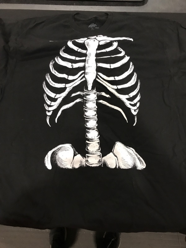 Photo 2 of [Size 2XL] Women's Skeleton Tee- Black