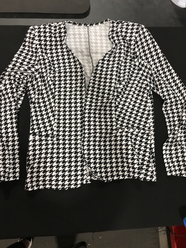 Photo 1 of [Size M/L] Ladies Hounds tooth Jacket