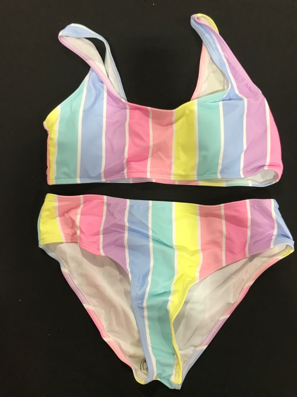 Photo 1 of [Size M/L] Women's 2 pc Bikini- Rainbow