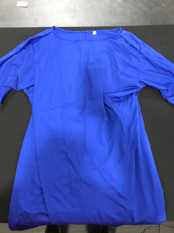 Photo 1 of [Size XXL]  Ladies Royal Blue Dress