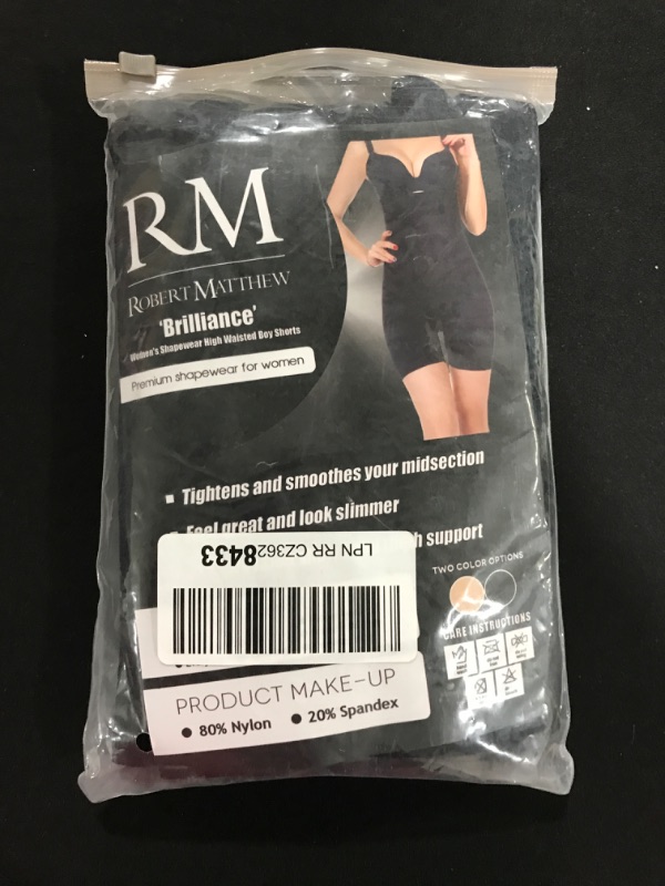 Photo 2 of [Size L/XL] ROBERT MATTHEW Brilliance Shapewear Shorts for Women Tummy Control | High-Waisted Underdress Body Shaper | Compression Bodysuit

