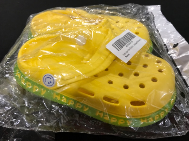 Photo 2 of [Size 1] Kids Summer Clogs- Happy Yellow