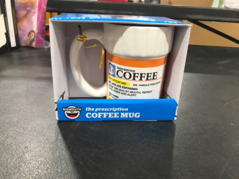 Photo 2 of Big Mouth Toys BMMU-0008 Prescription Pill Bottle Coffee Mug,12 Ounces