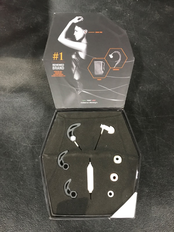 Photo 2 of V-MODA Forza In-Ear Headphones with In-Line Mic and Remote Control (Apple iOS, White)