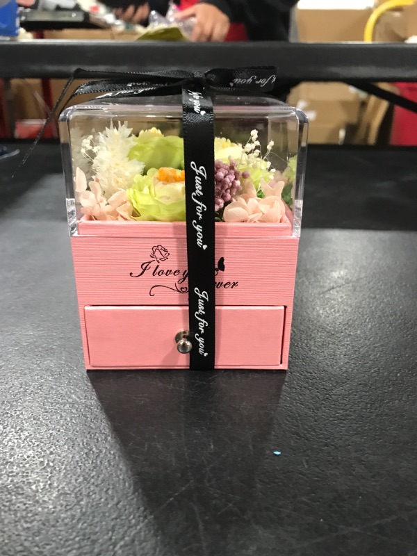 Photo 2 of YUDX121 Women Valentine's Day Gifts Forever Rose for Mom Grandma Girlfriend, Anniversary & Birthday Gifts Flowers for Mother's Day Christmas Wedding Rose Box Fh23-006