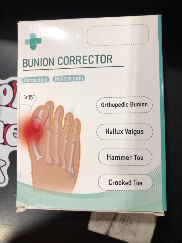 Photo 2 of ZUBA Bunion Corrector for Women & Men 1PC Orthopedic Bunion Splint & Big Toe Straightener for Hallux Valgus - Hammer Toe Corrector & Foot Brace for Bunion Relief - Day & Overnight Support 