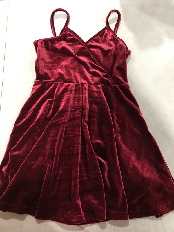 Photo 1 of [SIZE 9Y] Red Velvet Girls Strappy Dress