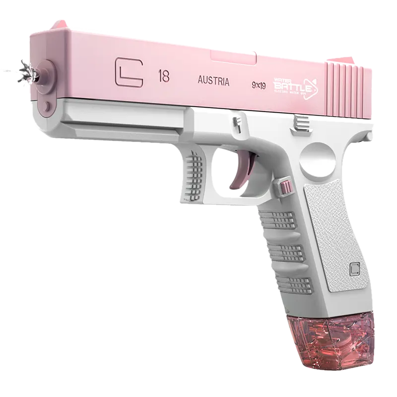 Photo 1 of Electric Water Gun - Max Range 32 Feet Super One Touch Automatic Water Gun -Pink