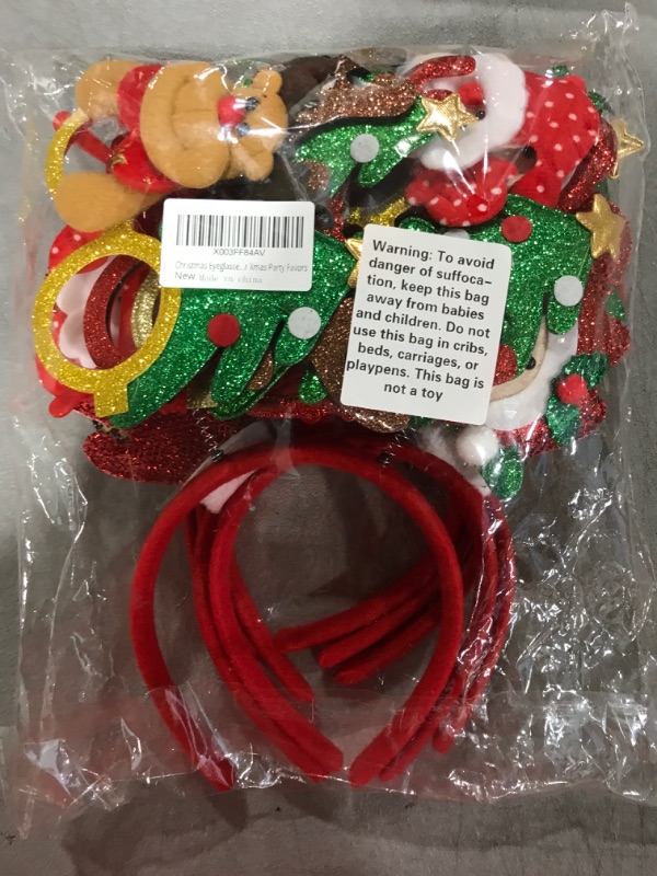 Photo 1 of Christmas Party Kit- eyeglasses and headbands