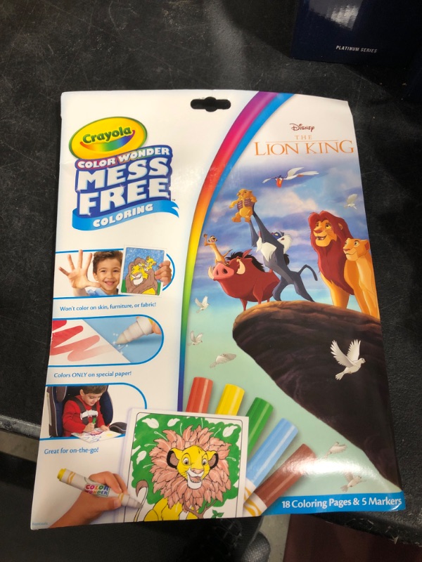 Photo 2 of Crayola Lion King Pages & Markers Color Wonder Pad and Markers, Multicolor
