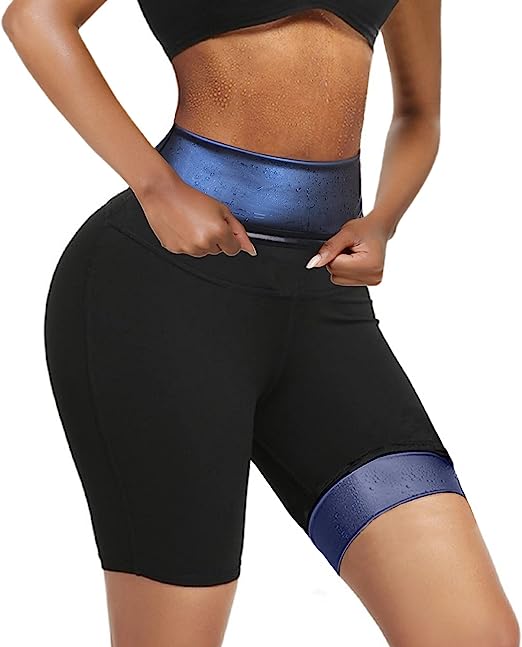 Photo 1 of 4XL HUIMING Sauna Sweat Shorts for Women Slimming Compression Workout Thermo Waist Trainer Slimming Leggings Pants Body Shaper
