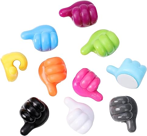 Photo 1 of 8pcs Thumb Wall Hooks for Hanging,Thumbs Up Wall Hook,Silicone Thumb Wall,Hook Thumb Hooks Silicone,Multifunctional Self Adhesive Clip Key Hook Wall Hanger for Storage Cable/Headphone/Mask
