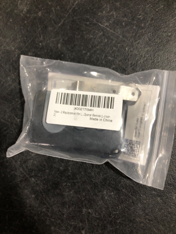 Photo 2 of 2 Replacement for Sears Craftsman LiftMaster Chamberlain (139.53753) 371LM (139.53681) 971LM (139.53879) 81LM 891LM 893MAX Garage Door Opener Remote (Solidremote L-Visor-2) Visor Type 2