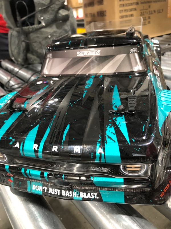 Photo 1 of ARRMA RC Truck 1/8 Infraction 4X4 3S BLX 4WD All-Road Street Bash Resto-Mod Truck RTR (Batteries and Charger Not Included), Teal, ARA4315V3T2