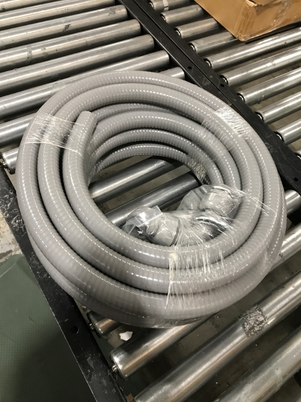 Photo 2 of 1inch 50ft Electrical Conduit Kit,with 5 Straight and 3 Angle Fittings Included (1" Dia)