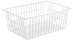 Photo 1 of 15.5" x 6" wire organizer basket, silver