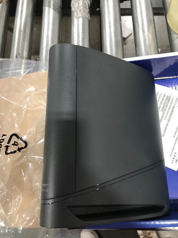 Photo 1 of ARRIS Surfboard G34 DOCSIS 3.1 Gigabit Cable Modem & Wi-Fi 6 Router (AX3000) | Approved for Comast Xfinity, Cox, Spectrum & More | Four 1 Gbps Ports | 1 Gbps Max Internet Speeds | 2 Year Warranty Cable Modem Router - DOCSIS 3.1 Cable