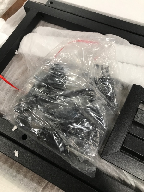 Photo 1 of ODK Computer Desk 47" Table: Office Desk with Drawers & Wood Storage Shelves