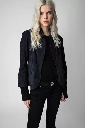 Photo 1 of [Size L] Ladies Corduroy Jacket- black