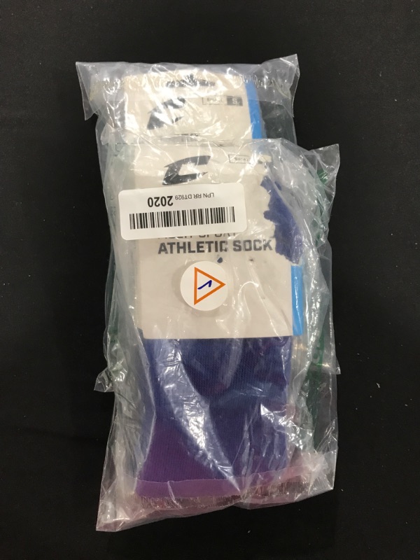 Photo 2 of 2 Pack- Size S- CHAMPRO Multi-Sport Athletic Compression Socks for Baseball, Softball, Football, and More Royal Small