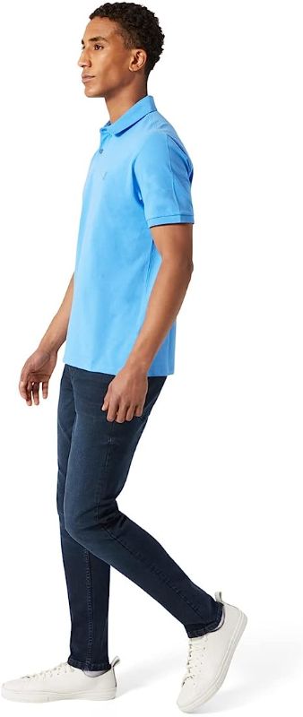 Photo 1 of [Size M] DKNY Men's Polo Shirt- Light Blue