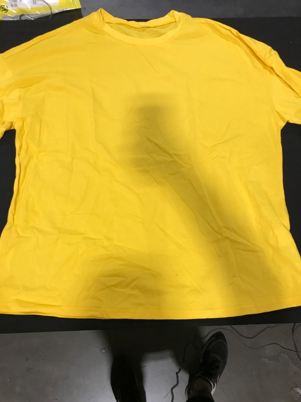 Photo 1 of [Size XL] Cotton Tee- Yellow