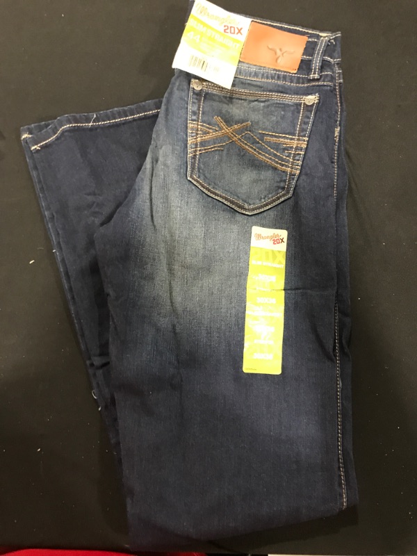 Photo 2 of [Size  30W x 36L] Wrangler Men's 20X Slim Fit Straight Leg Jean Regular-  Denver