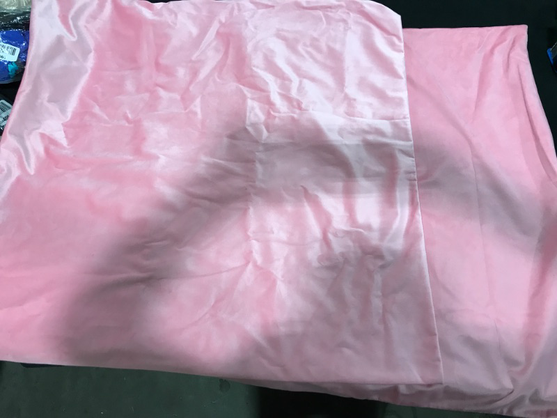 Photo 2 of 26x26" Square Velvet Pillow Cases- Baby Pink