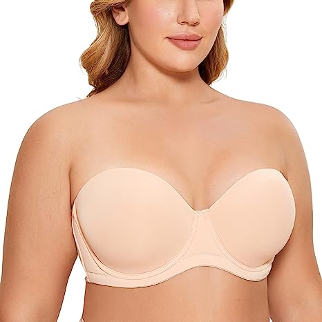 Photo 1 of [Size 38D] Women's Strapless Bra- Nude