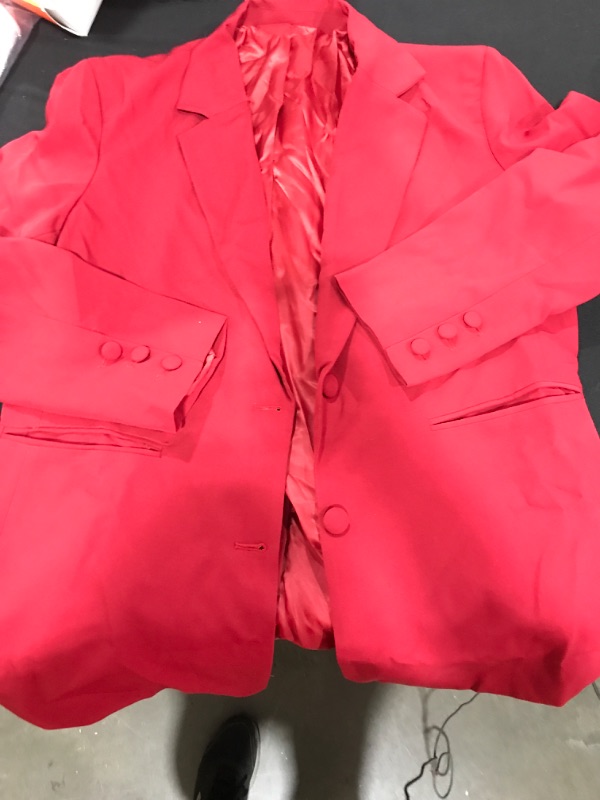 Photo 1 of [Size XL] Button Up Blazer- Red