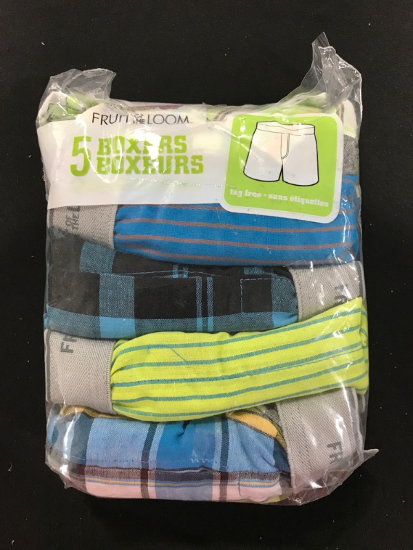 Photo 1 of [Size M] Fruit of the Loom Boys Boxers- 5 Pack