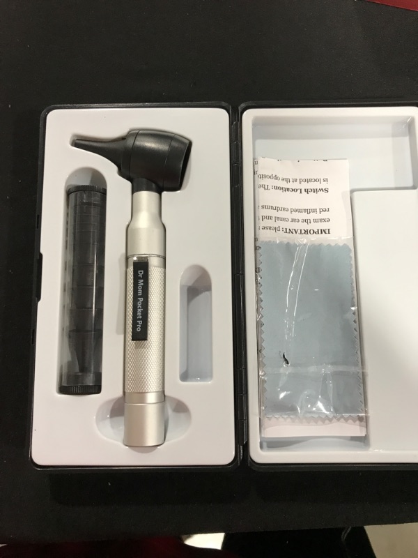 Photo 3 of 4th Generation Dr Mom Led Pocket Otoscope and Both Adult and Pediatric Disposable Specula Tips