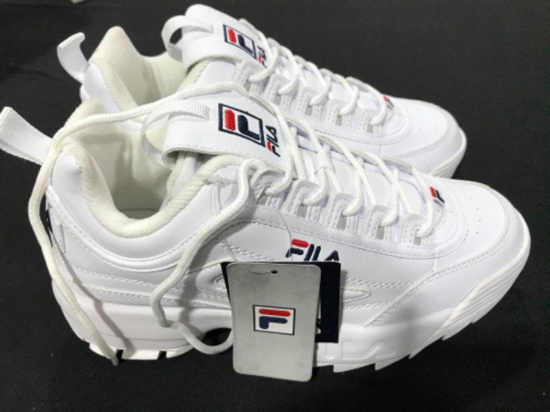 Photo 2 of [Size 6] Big Kids Disruptor II Casual Athletic Sneakers from Finish Line- White 
