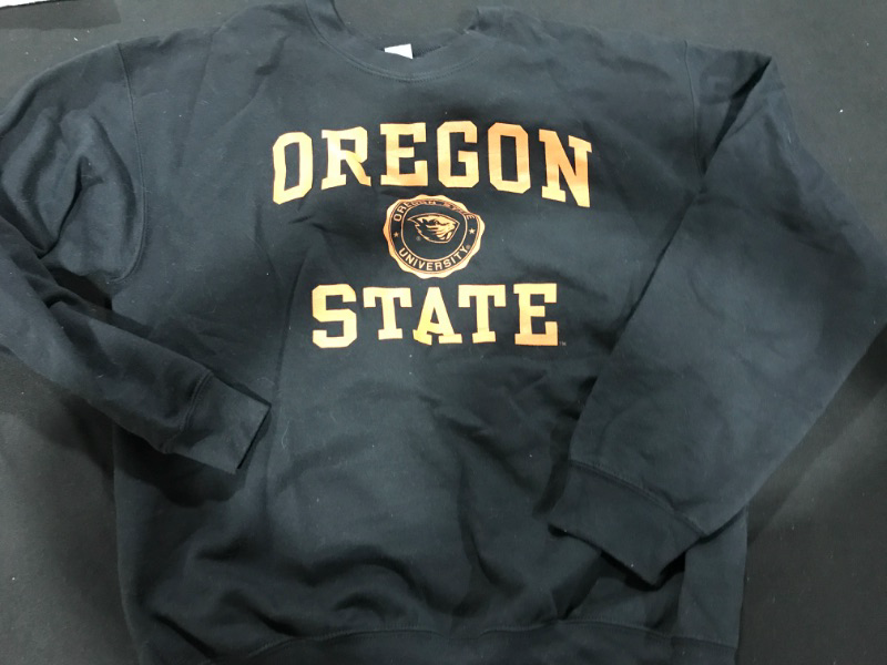 Photo 2 of [Size L/XL] Oregon State Pull Over Sweatshirt- Black