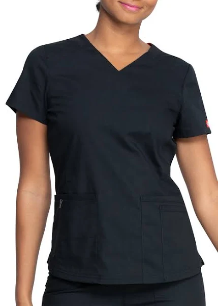 Photo 1 of [Size S] Women's Dickies Work Scrubs Top- Black