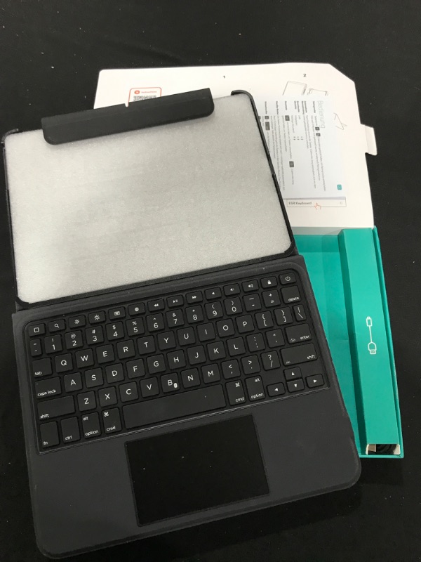 Photo 1 of ESR Ascend Keyboard Case, iPad Case with Keyboard Compatible with iPad Pro 11 (2021/2020/2018), iPad Air 5/4 (2022/2020), Magnetic Detachable Case, Fully Adjustable Portrait/Landscape Stand, Black